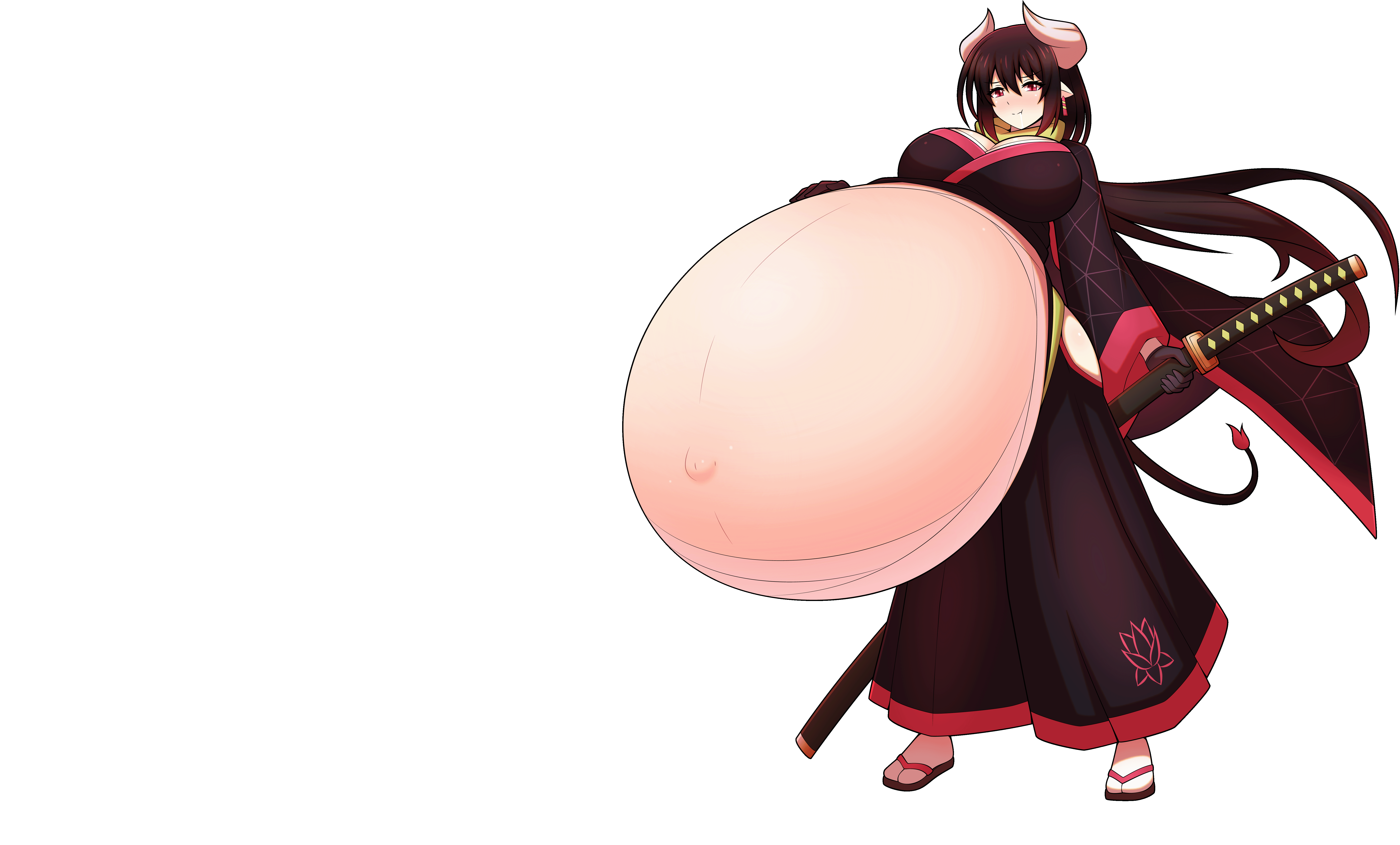 Guren's Cute Round Belly
